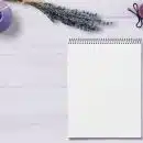 notepad, table, decoration