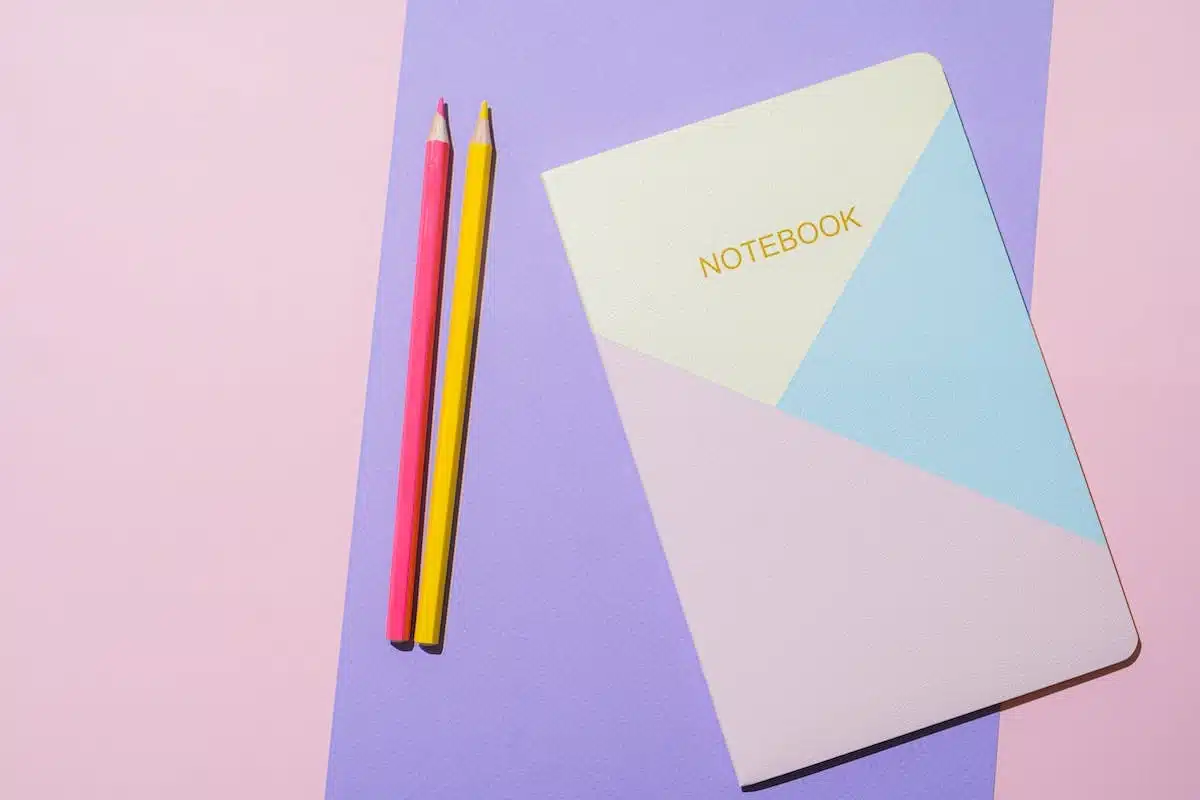 cahier  couleurs