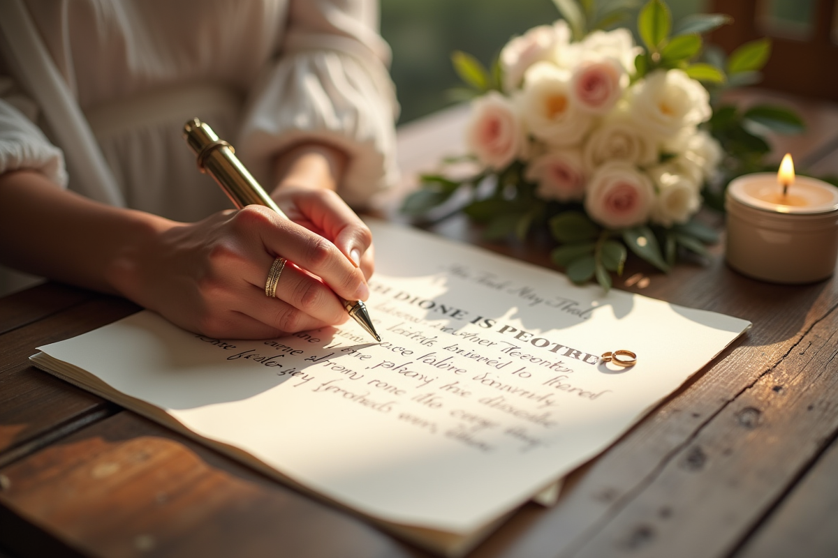 cérémonie mariage
